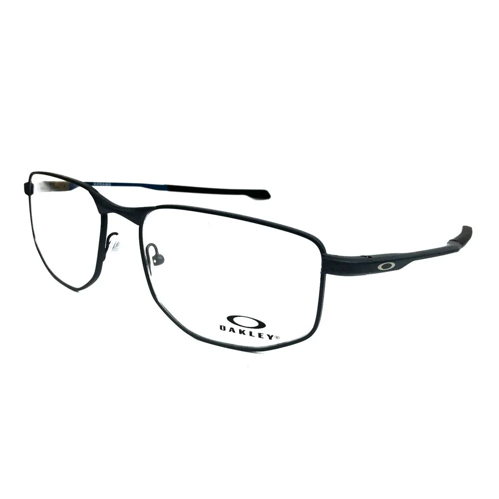 Oakley Eyeglasses Frame Addams OX3012-0356 Satin Light Steel Rectangle 56-17-140